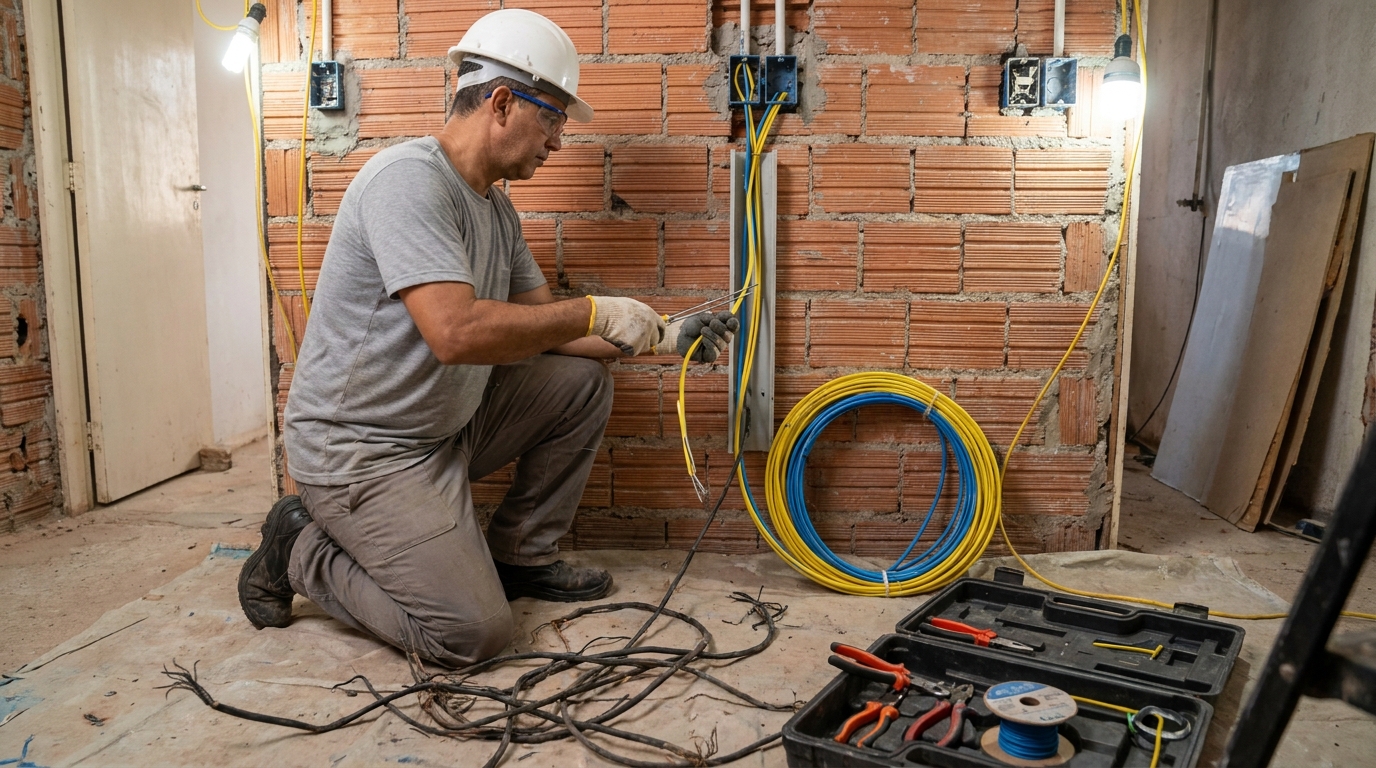 Adequação de Fiação em Marília‑SP