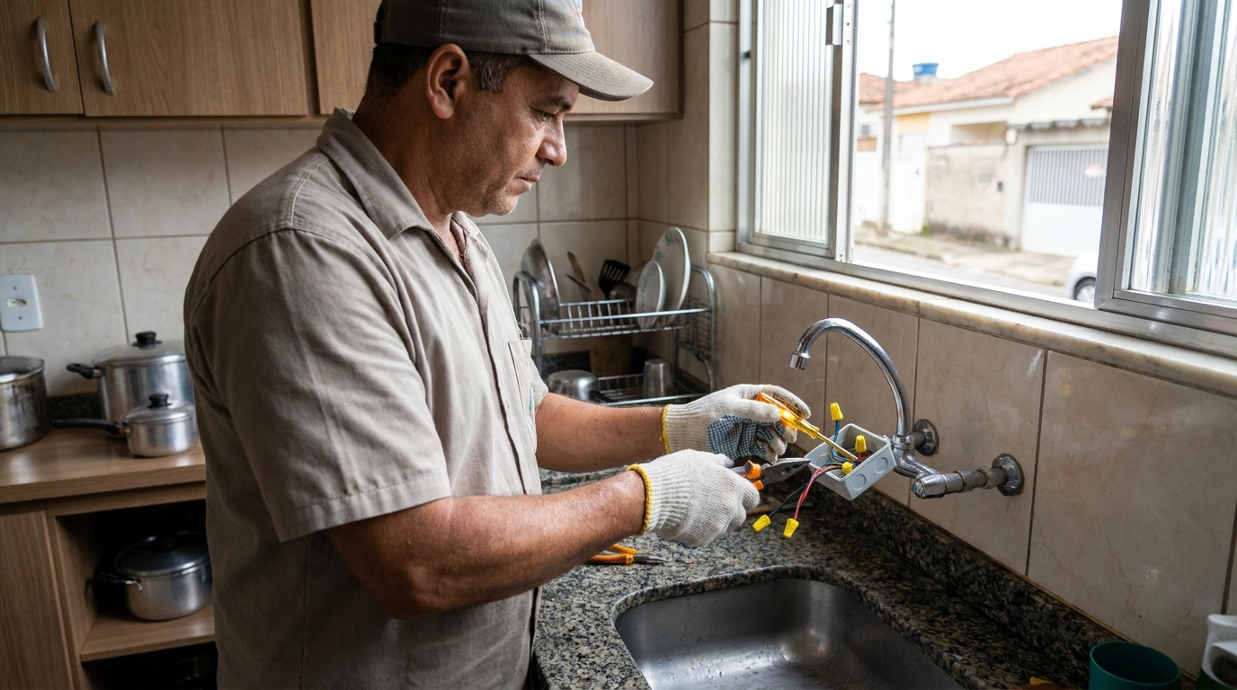 Adequação de Ponto Elétrico na Villa Flora, Marília‑SP