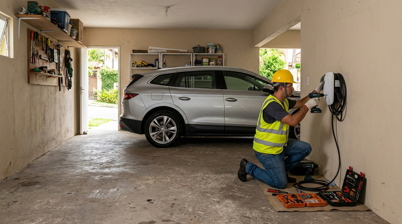 Instalação em Garagem ou Condomínio no Bosque, Marília‑SP