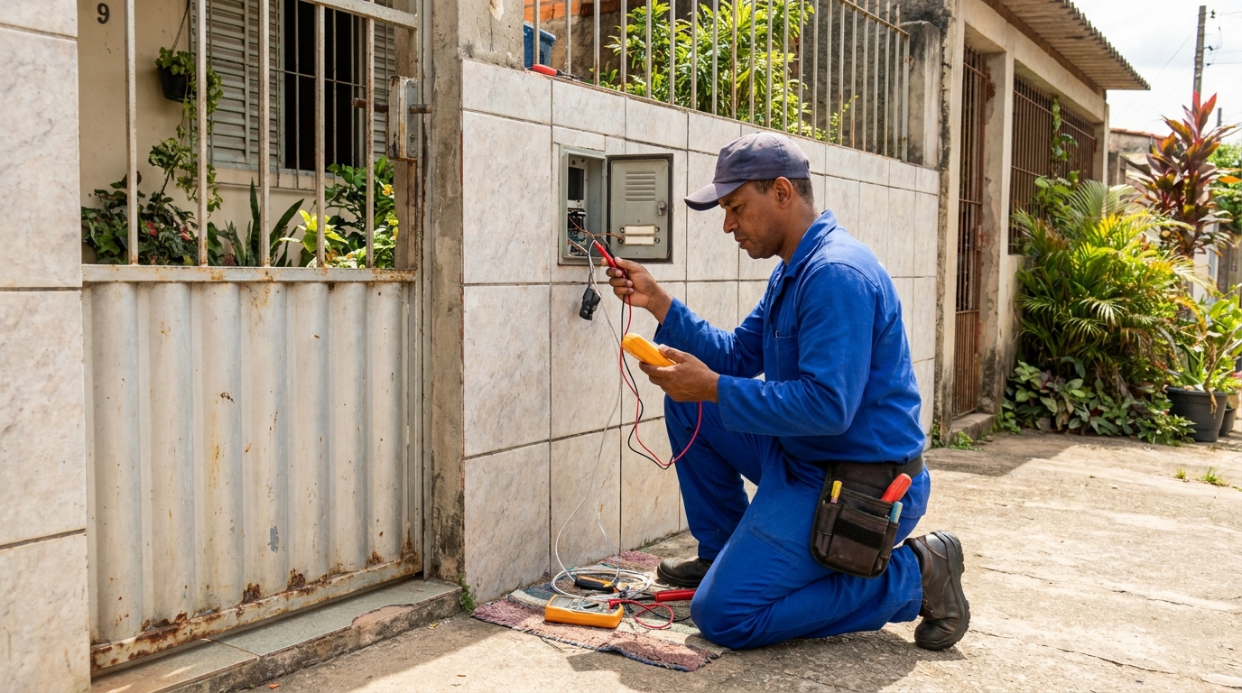 Manutenção de Sistema no Jardim Bandeirantes, Marília‑SP
