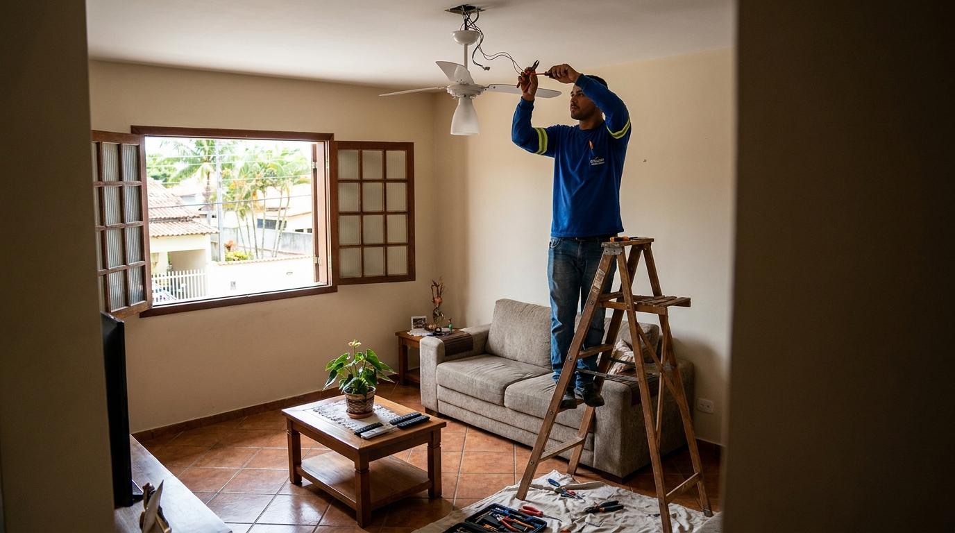 Reforço de Suporte no Teto em Marília‑SP